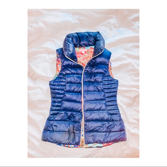 NEW Lilly Pulitzer Palm Vest NEW W/O TAGS - Picture 4 of 8